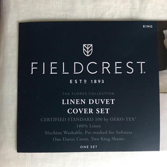 Lightweight Linen Duvet Cover Set - Fieldcrest® - Picture 3 of 8